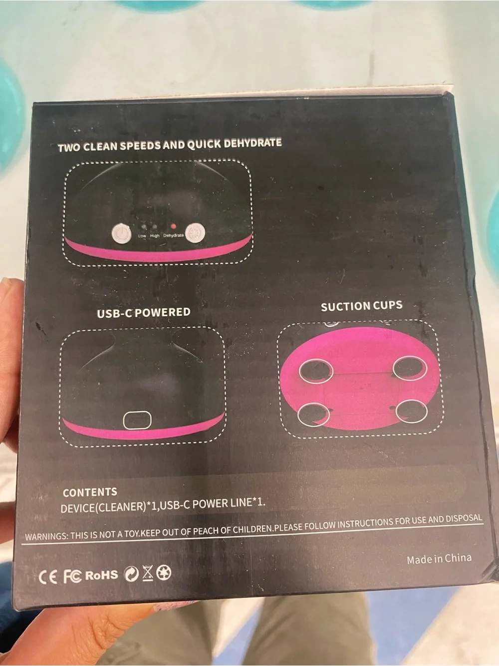 Makeup Brush CLEANER efficient pink